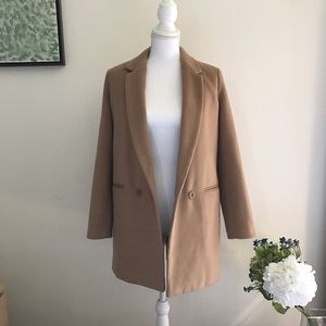 SOLD‼️Forever 21 oversized beige coat.